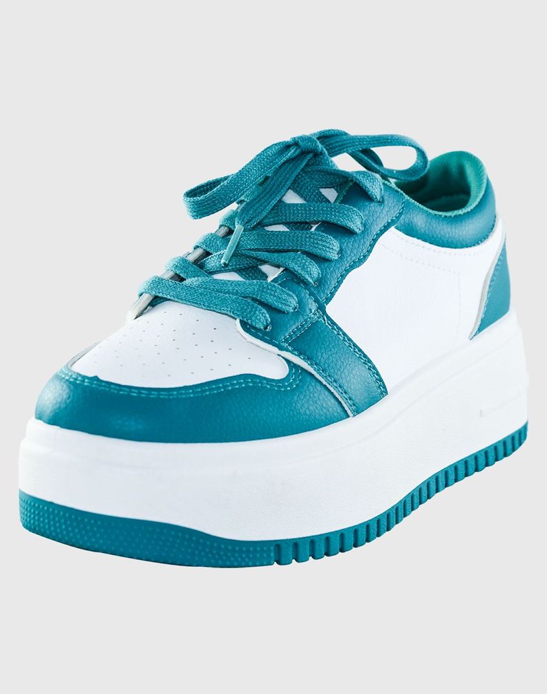 Zapatilla skate urbana Verde Danicolle-0