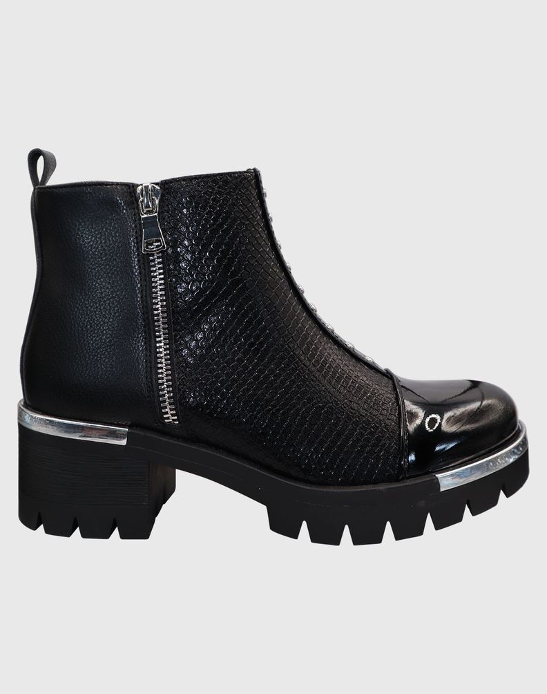 Botin Negro tri elasticado-4