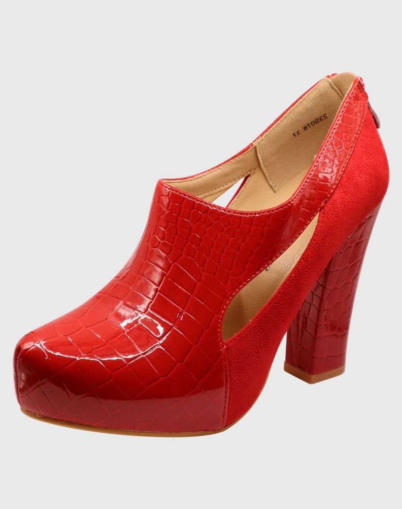 Zapato Taco Who Rojo-0
