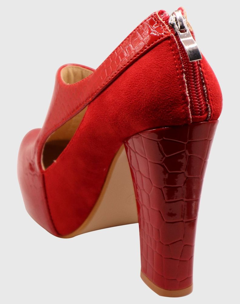Zapato Taco Who Rojo-3