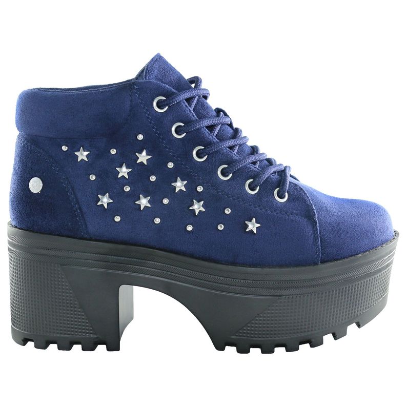 Botin Estrella Alto Azul Danicolle-1