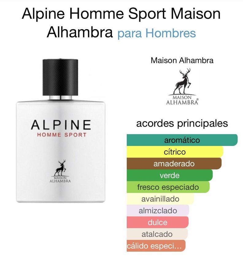 Maison Alhambra Alpine Homme Sport Edp 100 Ml Hombre-2