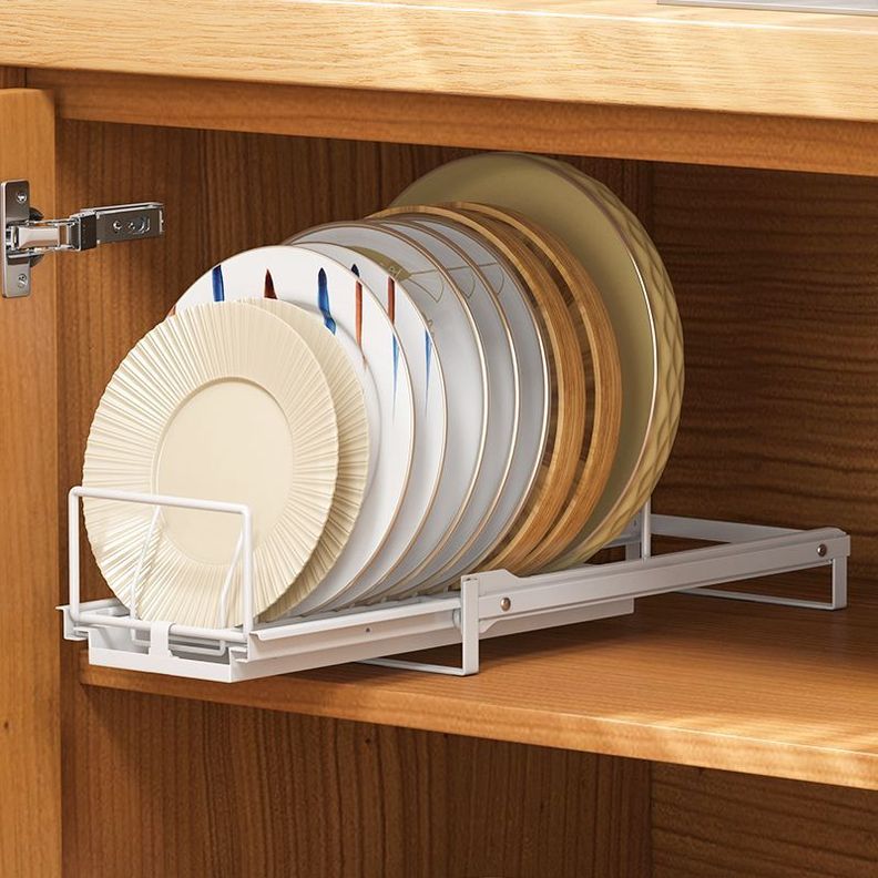 Organizador De Platos Extraíble Con Riel Deslizante Suave-1