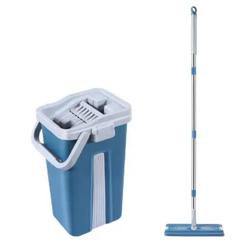 Mopa Y Cubo De Limpieza Ergonómico Lavado Y Secado-0