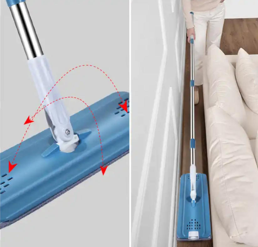 Mopa Y Cubo De Limpieza Ergonómico Lavado Y Secado-4