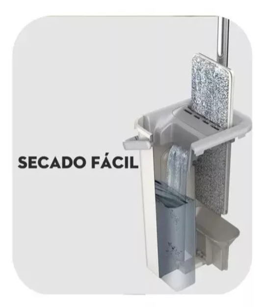 Mopa Y Cubo De Limpieza Ergonómico Lavado Y Secado-6