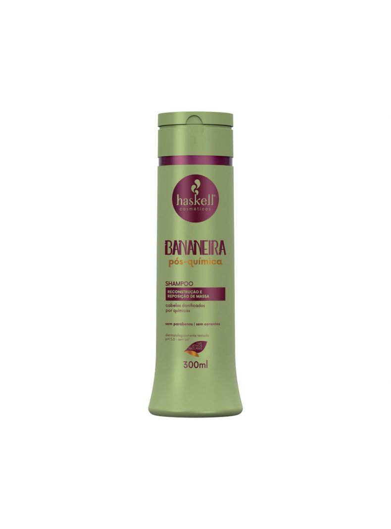 Shampoo Post Quimica Bananeira 300 Ml Verde