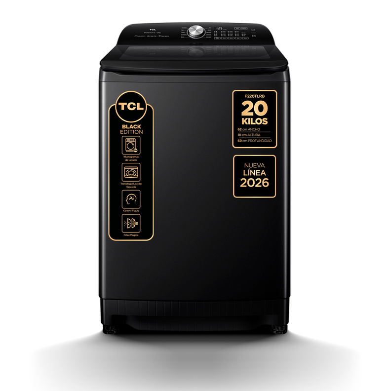 Lavadora Carga Superior 20Kg F220TLRB Negro