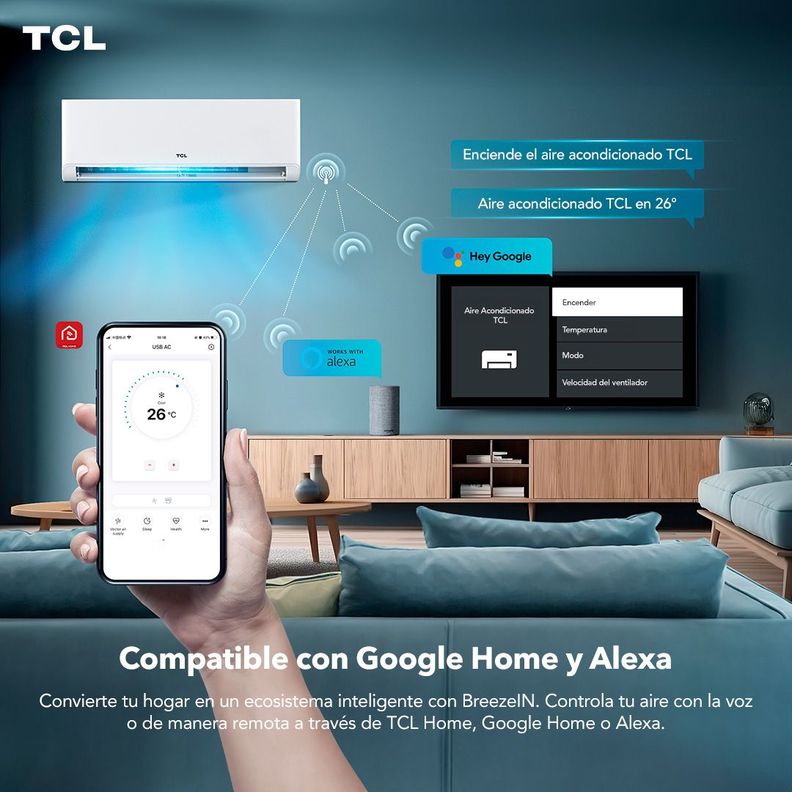 Aire Acondicionado Split Muro Inverter BreezeIN 9000 BTU WIFI-8