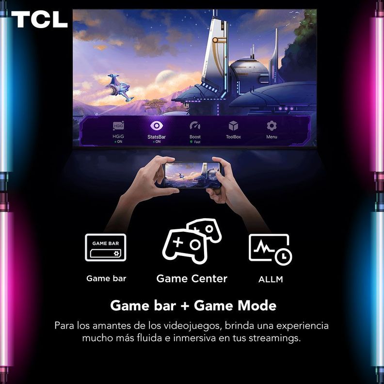 QLED 65" TCL 65C835 Miniled 4K HDR Smart TV Google TV -7