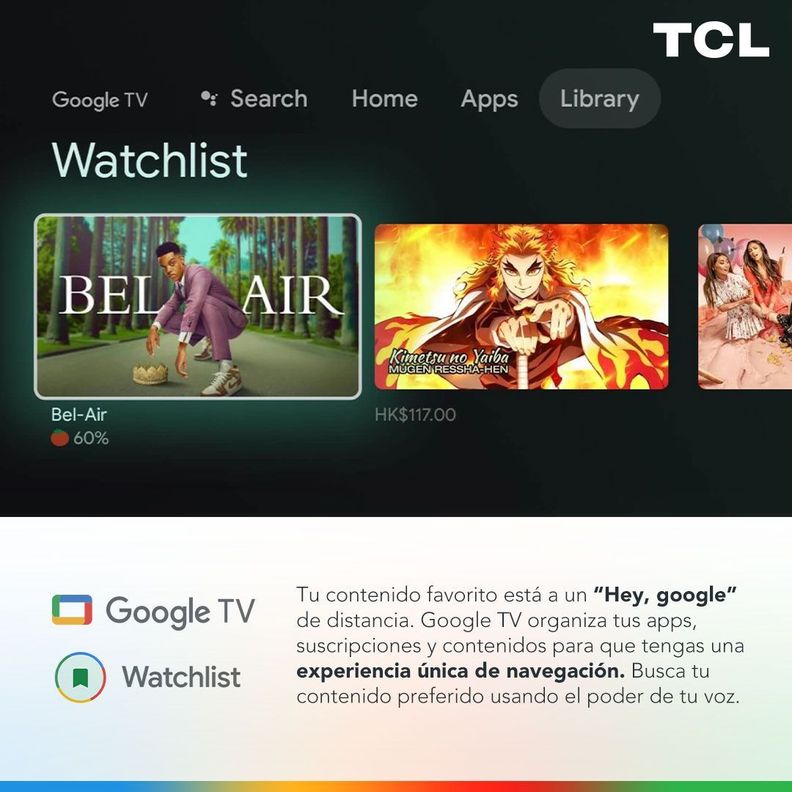 QLED 65" TCL 65C835 Miniled 4K HDR Smart TV Google TV -2