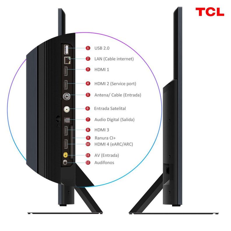 QLED 65" TCL 65C835 Miniled 4K HDR Smart TV Google TV -10