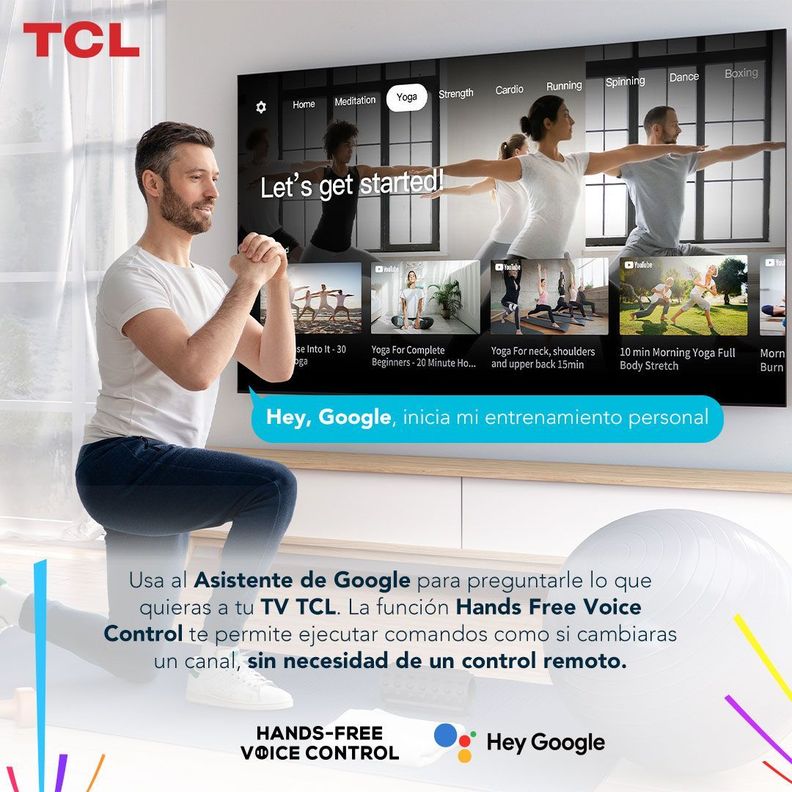 QLED 65" TCL 65C835 Miniled 4K HDR Smart TV Google TV -3