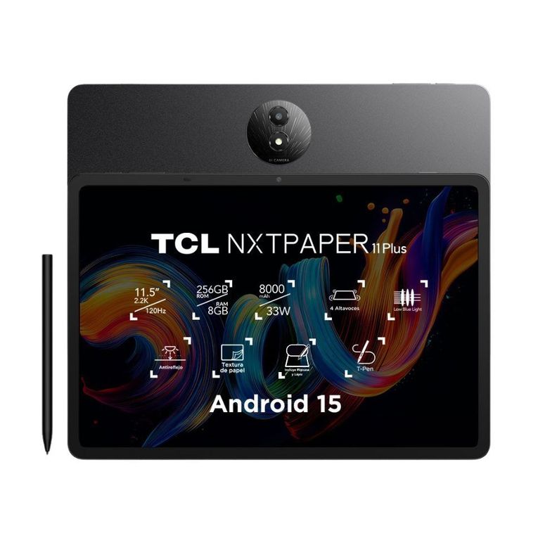 Tablet TCL NXTPAPER 11 Plus 256GB + Lápiz + Flip Case-1