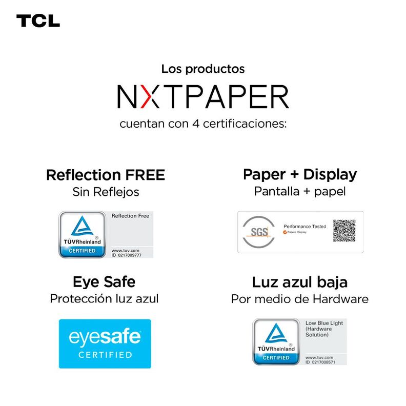 Tablet TCL NXTPAPER 11 Plus 256GB + Lápiz + Flip Case-8