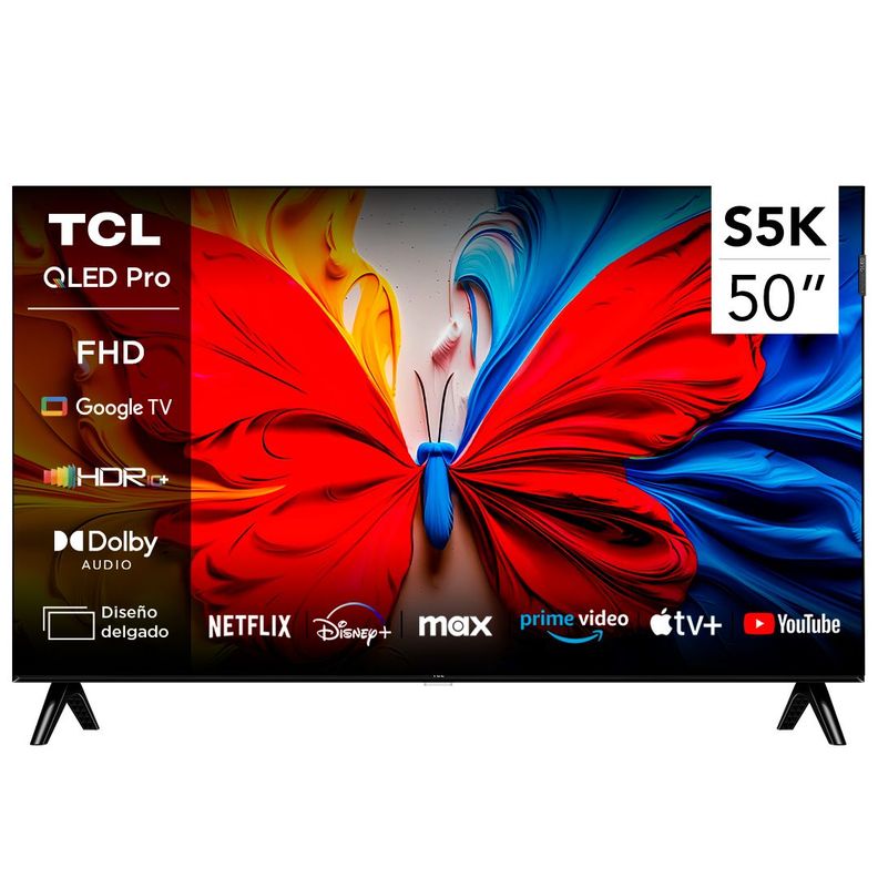 Smart TV TCL 50" QLED FHD S5K Negro [ 1 ]