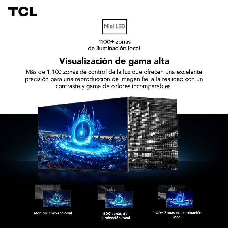 Monitor Gamer TCL 27" R73Q 240Hz HDR QD-MiniLED 1ms-2