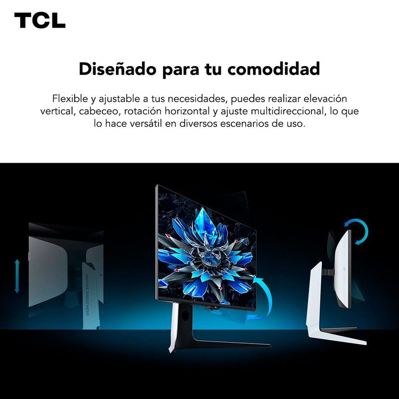 Monitor Gamer TCL 27" R73Q 240Hz HDR QD-MiniLED 1ms-8