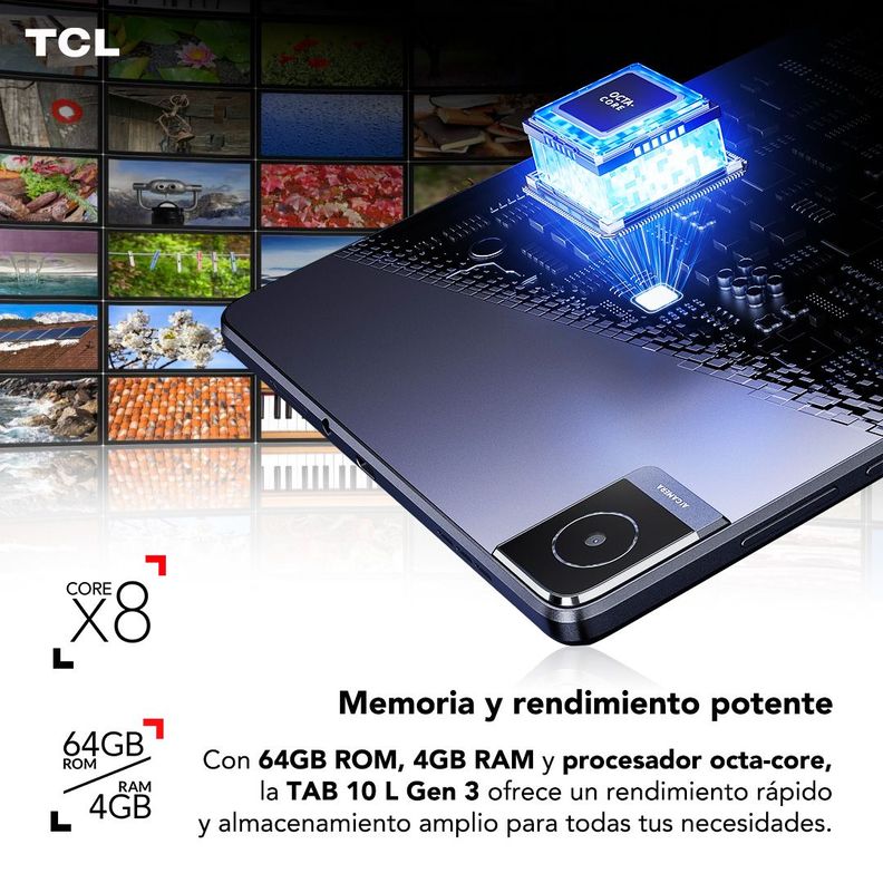 Tablet TCL TAB 10L Gen3 64GB + 4GB RAM-8