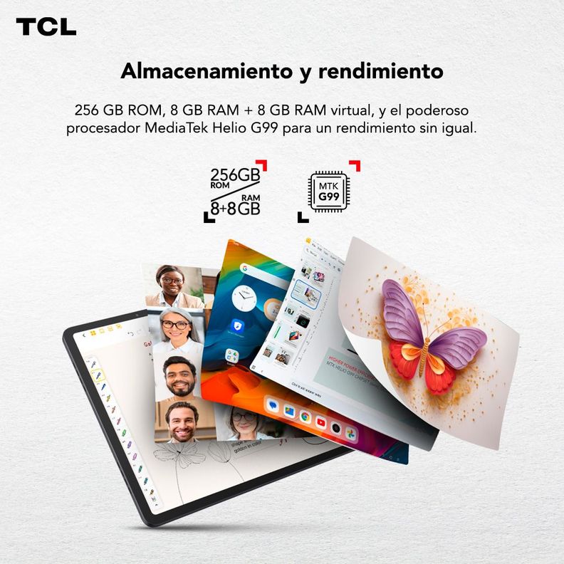 Tablet TCL NXTPAPER 14 256GB + Lápiz + Flip Case-6