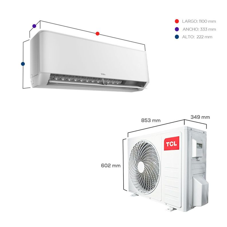 Aire acondicionado Split Inverter Frío/Calor 24000 BTU WIFI-6