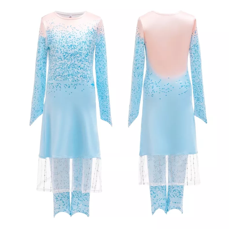 DISFRAZ ELSA CON CALZAS FROZEN 2-0
