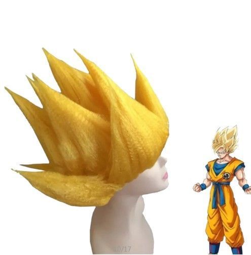 PELUCA DE DRAGON BALL Z GOKU SUPER SAIYAN-0