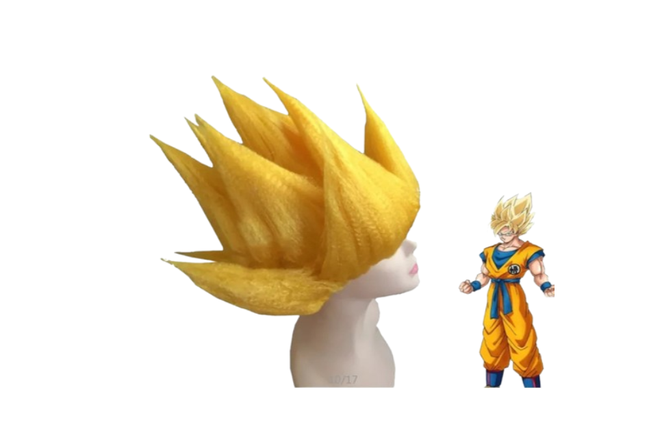 PELUCA DE DRAGON BALL Z GOKU SUPER SAIYAN-2
