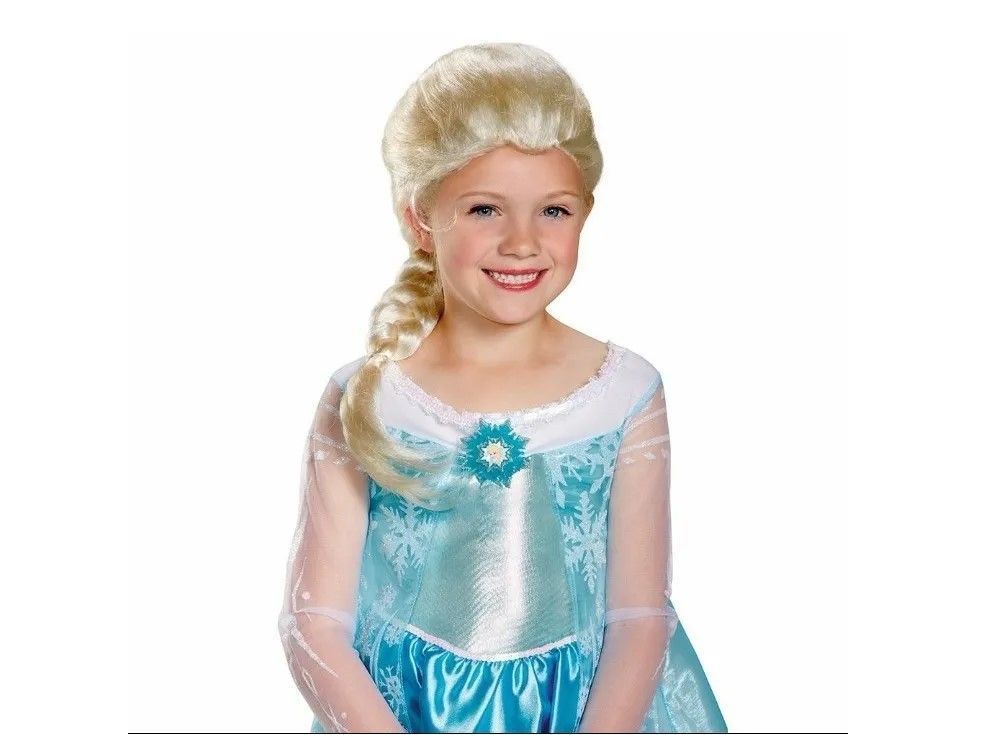 Peluca Princesa Elsa-0