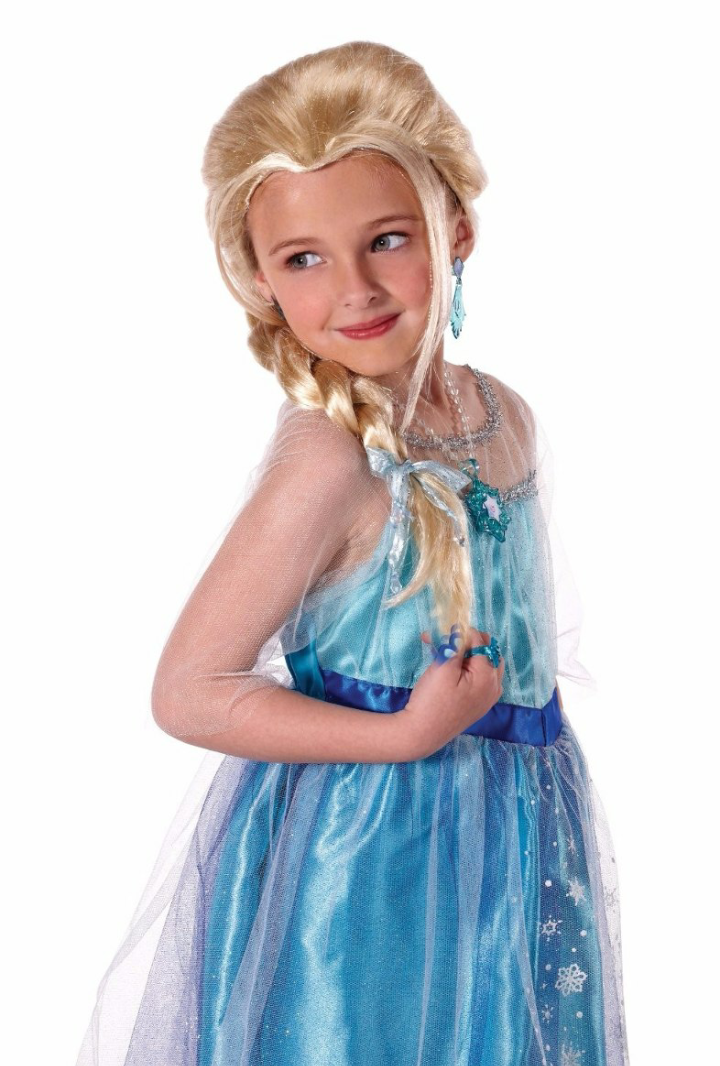 Peluca Princesa Elsa-1