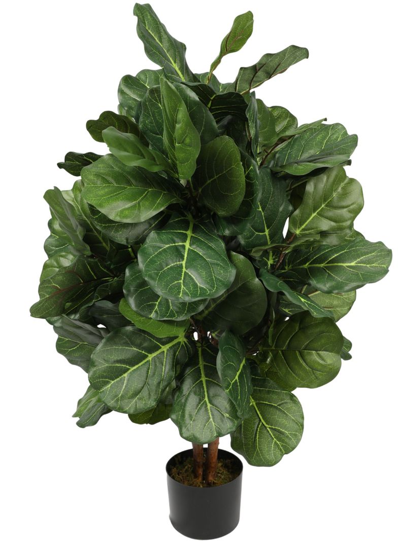 Ficus Lyrata de 90 cm con follaje de seda