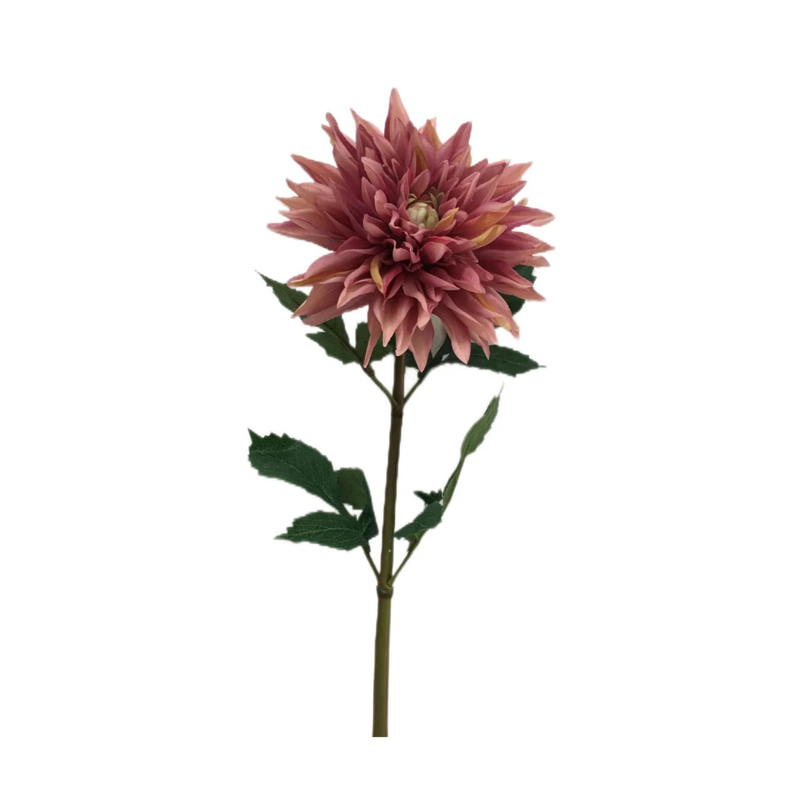 Flor de Crisantemo artificial color rosado de 74 cm-1
