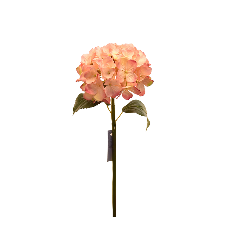 Flor de Hortensia artificial  color rosado de 52 cm-0