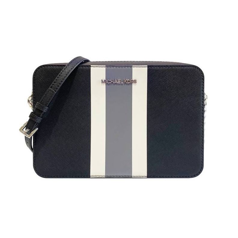 CROSSBODY MICHAEL KORS CENTER STRIPE BLACK MULTI-0
