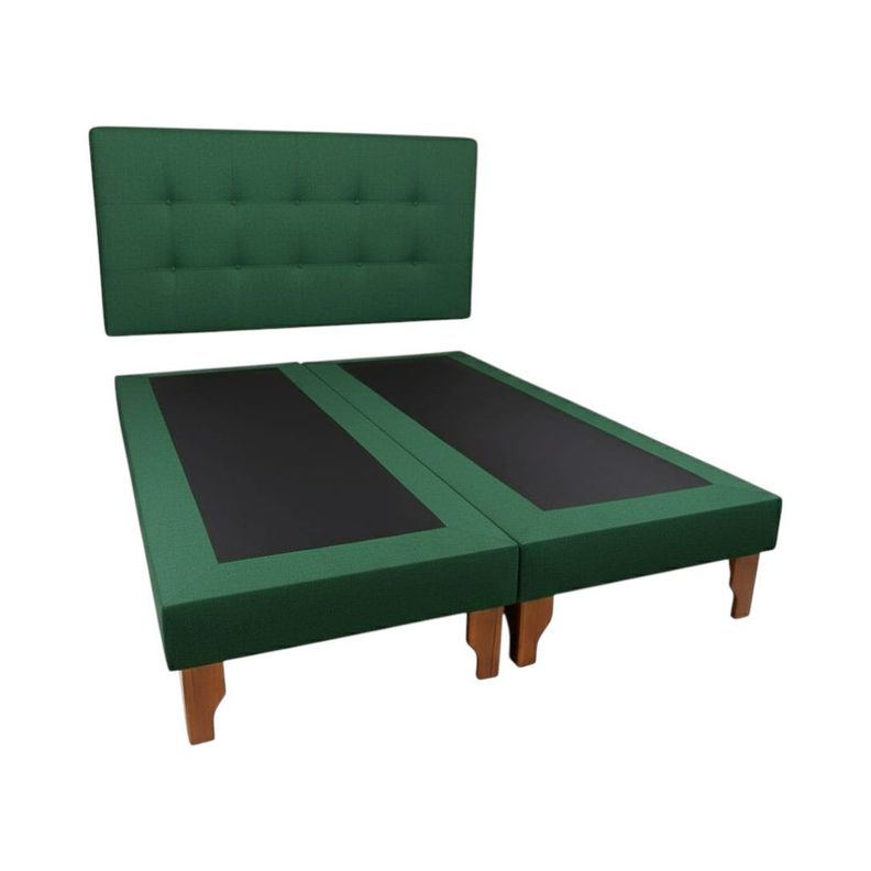 CAMA SUPER KING LINO VERDE