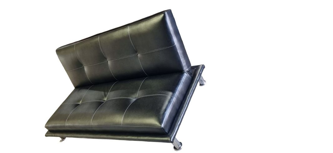 SOFA CAMA ECOCUERO NEGRO-1