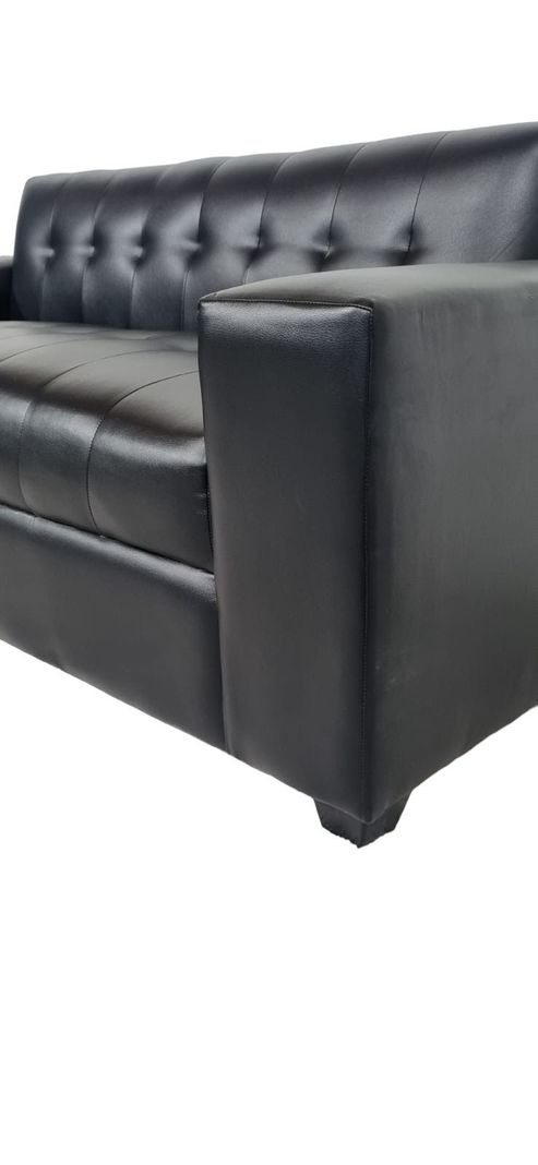 SOFA DOS CUERPOS ECOCUERO NEGRO-2
