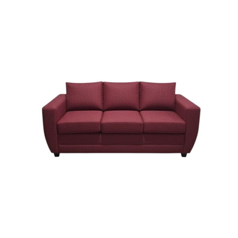 SOFA SODI TRES CUERPOS LINO ROJO