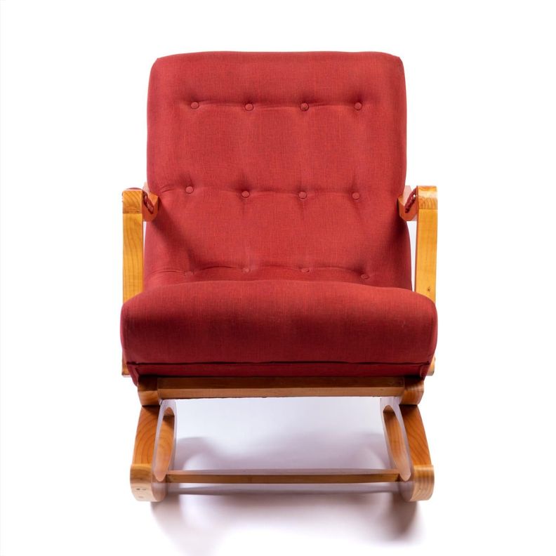SILLA MECEDORA CON APOYA BRAZO LINO ROJO-2