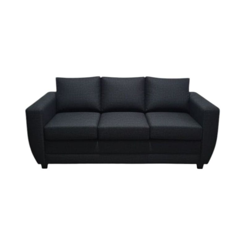 SOFA SODI TRES CUERPOS LINO NEGRO