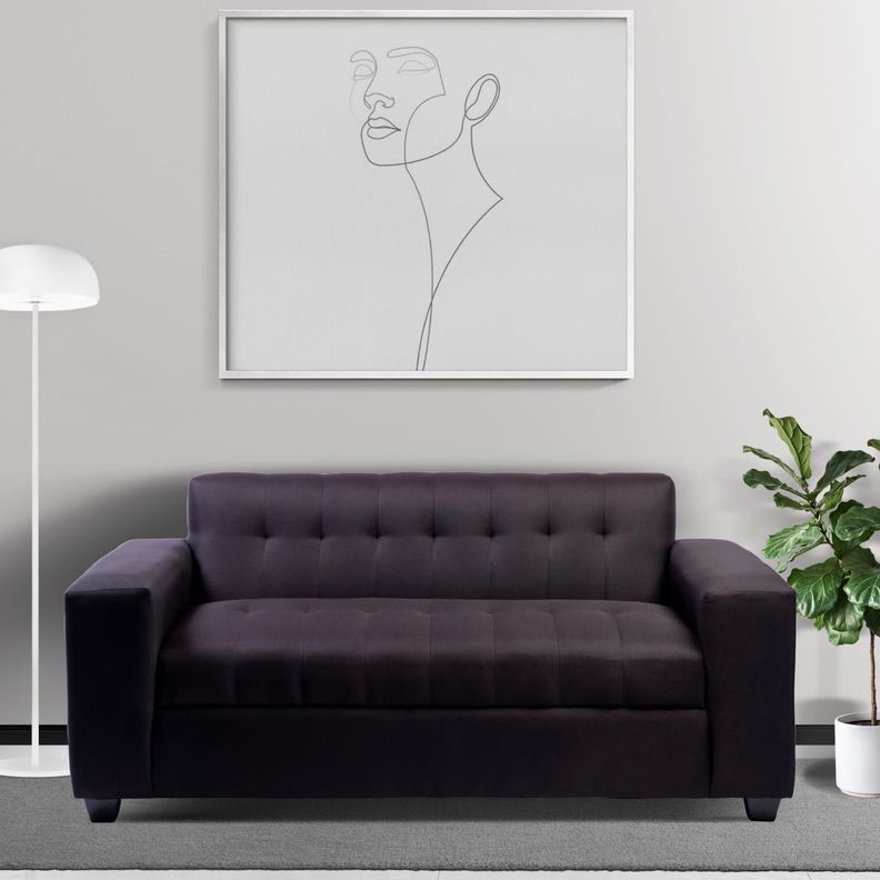 SOFA TRES CUERPOS LINO NEGRO-2