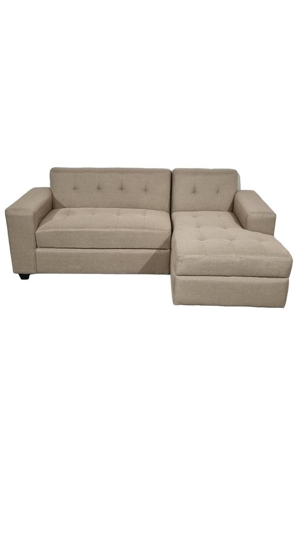 SOFA SECCIONAL LINO BEIGE DIVAN DERECHO-0