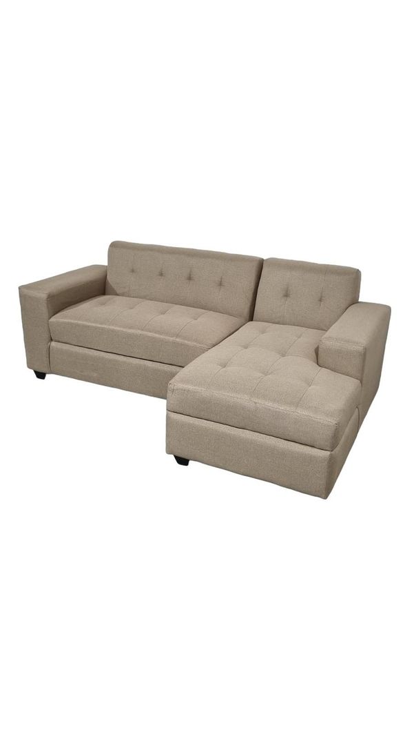 SOFA SECCIONAL LINO BEIGE DIVAN DERECHO-1