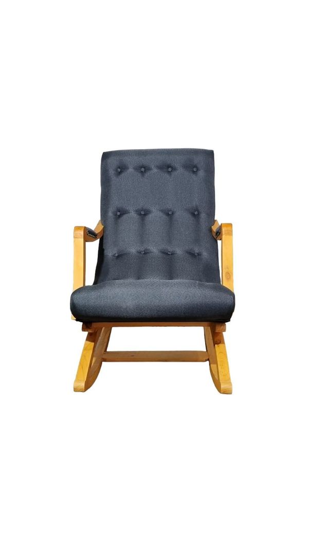 SILLA MECEDORA LINO GRIS OSCURO-1