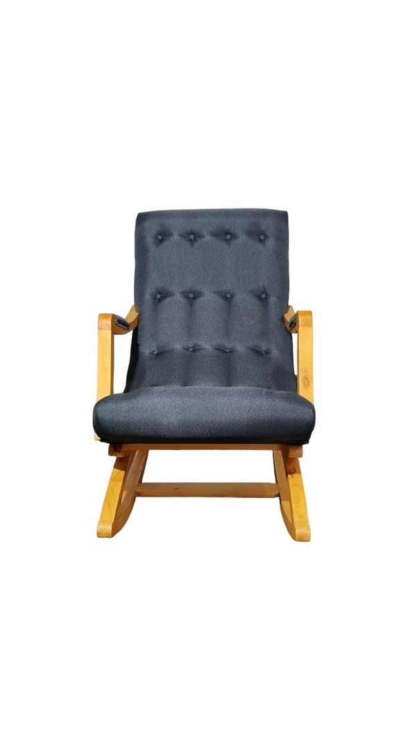 SILLA MECEDORA LINO GRIS OSCURO-4