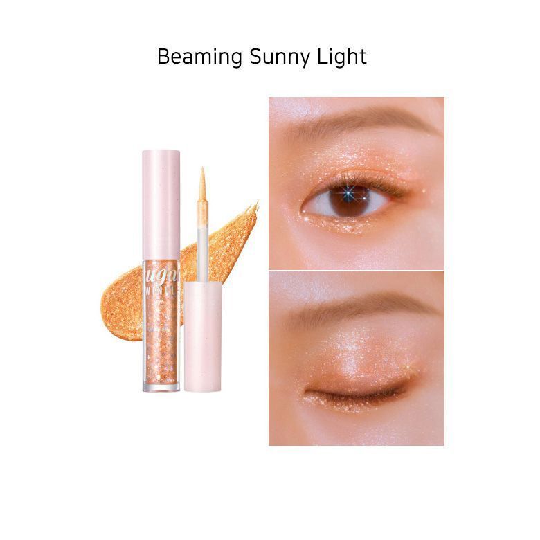 Delineador Liquido Glitter Coreano Peripera 03 Beaming Sunny-2