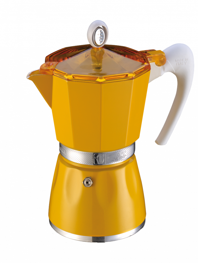 CAFETERA BELLA 6 TAZAS AMARILLA-0