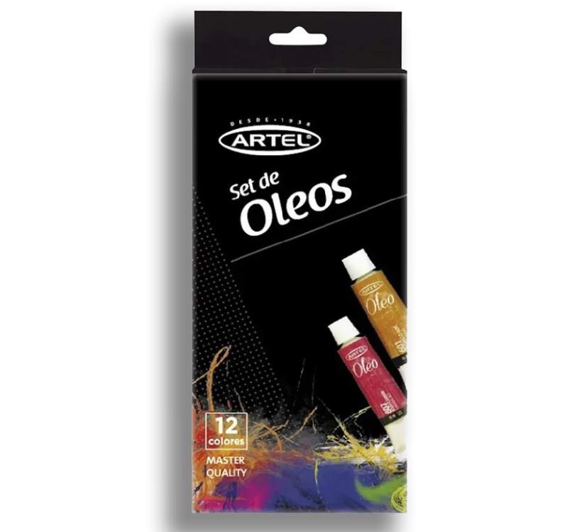 Set De Pinturas Óleo 12 Colores Artel-0