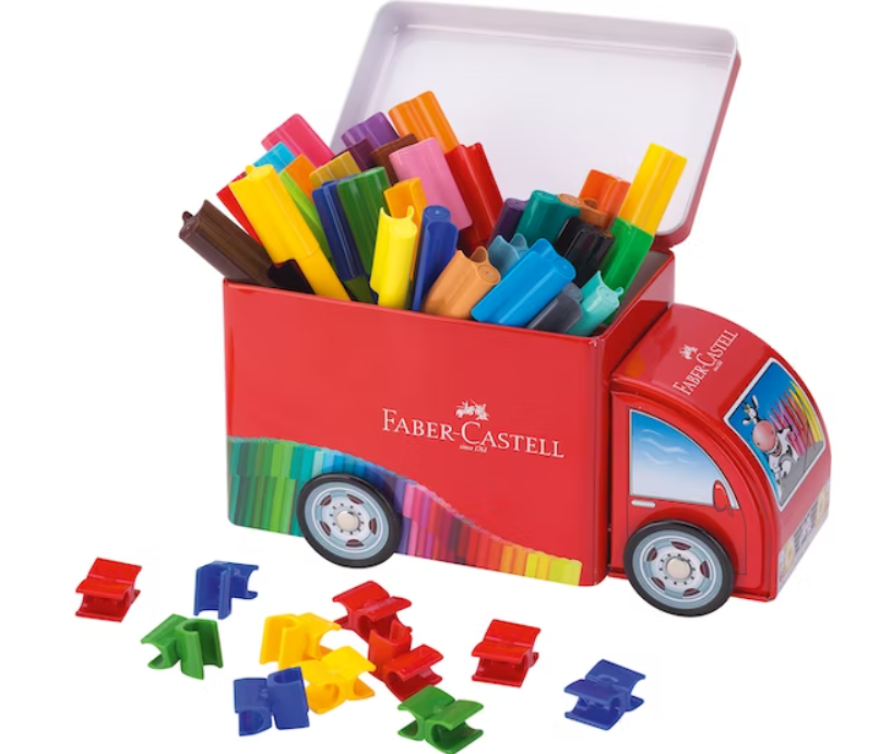 SET 33 MARCADORES CONECTORES CON ESTUCHE DE CAMION-0