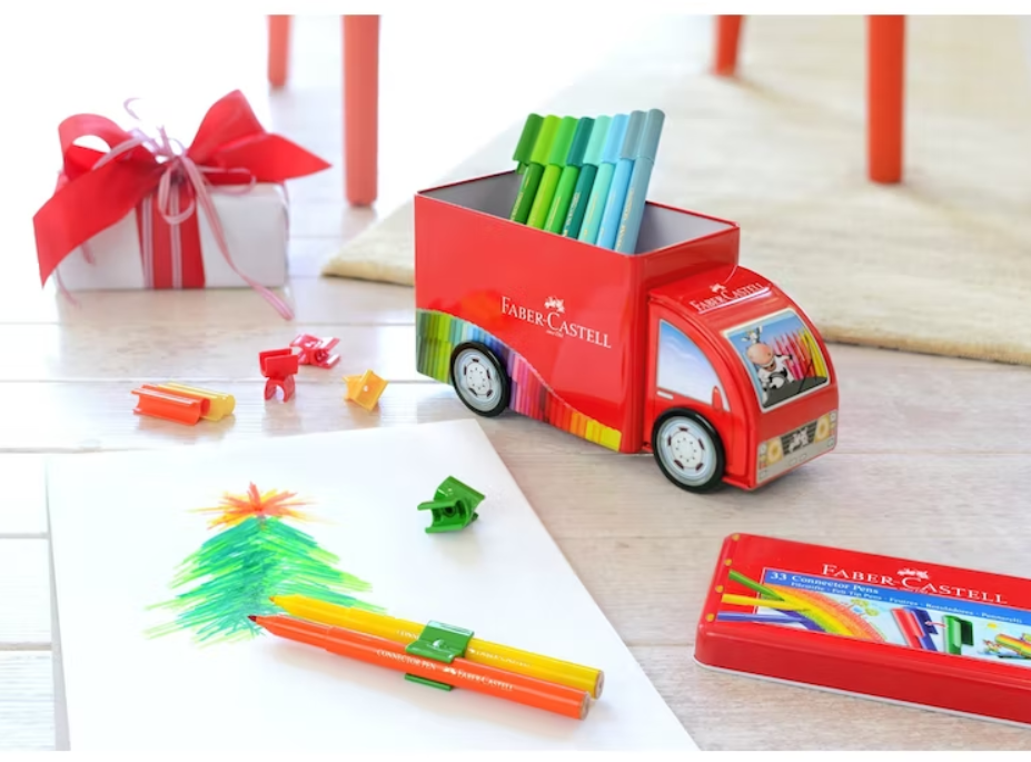 SET 33 MARCADORES CONECTORES CON ESTUCHE DE CAMION-1